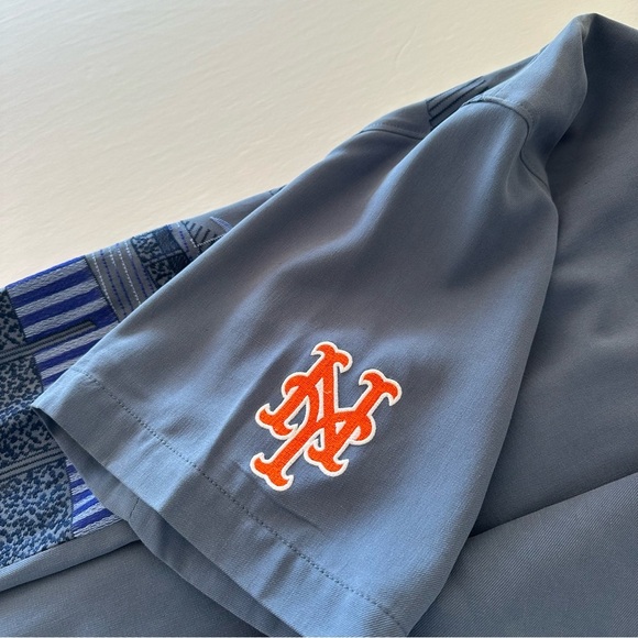 Tommy Bahama New York Mets NY Hawaiian Shirt Mens 3XL Royal 100% Silk - Picture 12 of 16